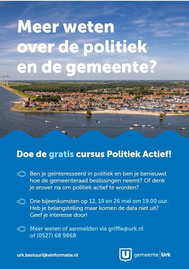 Stel niet uit tot morgen wat je vandaag kunt doen. #Urk
