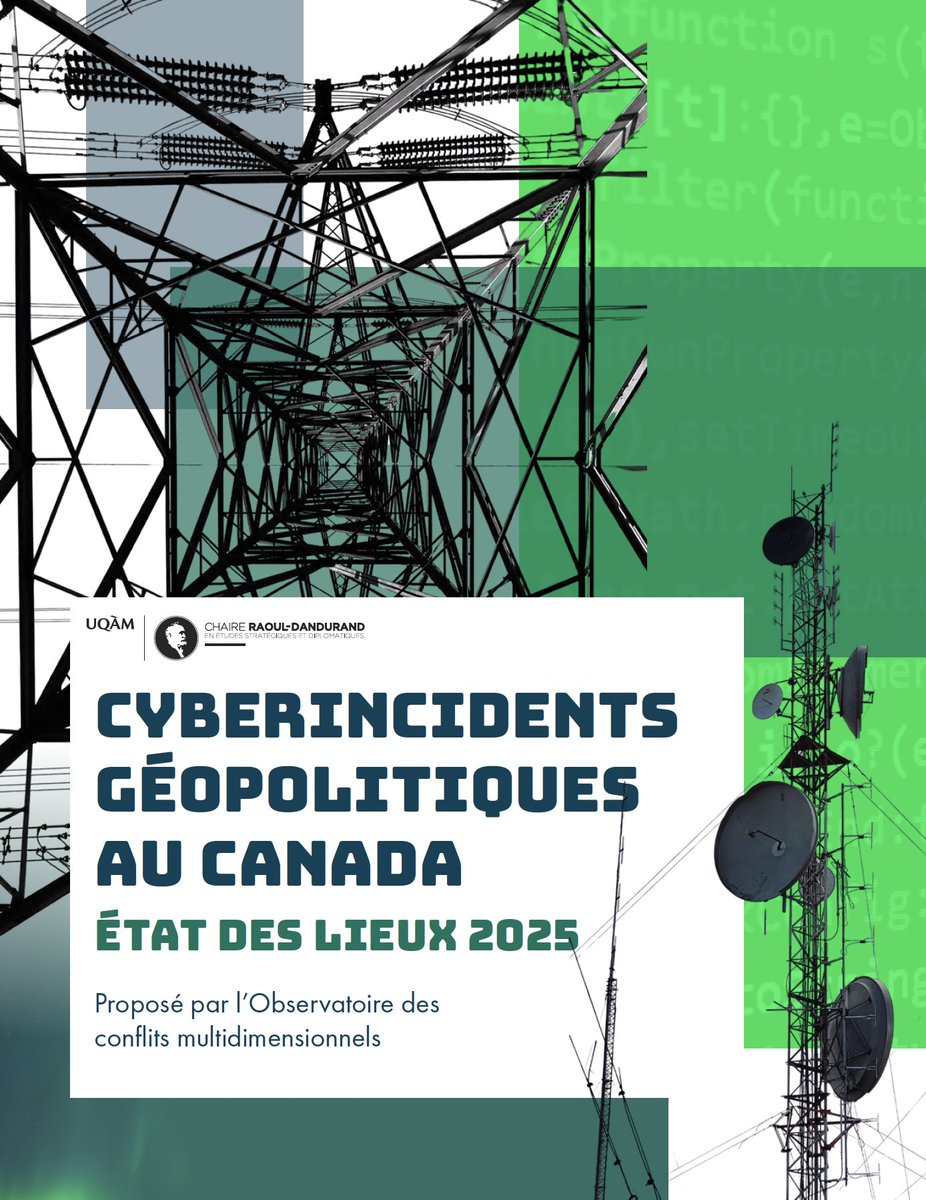 ChaireRaoulDandurand (@rdandurand) on Twitter photo 💥MAINTENANT DISPONIBLE: la 5e édition du rapport sur les cyberincidents géopolitiques qui ont touché le Canada!
Avec des ✍️ de <a href="/GagnDanny1/">Danny Gagné</a> Simon Hogue, Marie Lamensch, Laurence Michalski, <a href="/alexis_rapin/">Alexis Rapin</a> <a href="/fannytanmtl/">Fanny Tan</a>, Charlotte Vincent & <a href="/gagnonfrederick/">Frédérick Gagnon</a>
dandurand.uqam.ca/wp-content/upl… 💥MAINTENANT DISPONIBLE: la 5e édition du rapport sur les cyberincidents géopolitiques qui ont touché le Canada!
Avec des ✍️ de <a href="/GagnDanny1/">Danny Gagné</a> Simon Hogue, Marie Lamensch, Laurence Michalski, <a href="/alexis_rapin/">Alexis Rapin</a> <a href="/fannytanmtl/">Fanny Tan</a>, Charlotte Vincent & <a href="/gagnonfrederick/">Frédérick Gagnon</a>
dandurand.uqam.ca/wp-content/upl…