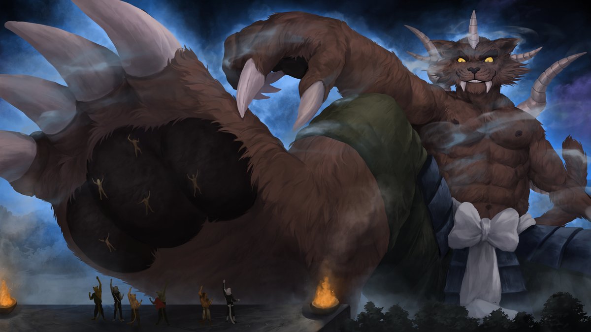 Panther King(Inuyasha) Worship.
Full resolution can be found at: patreon.com/c/OddEyresProd…