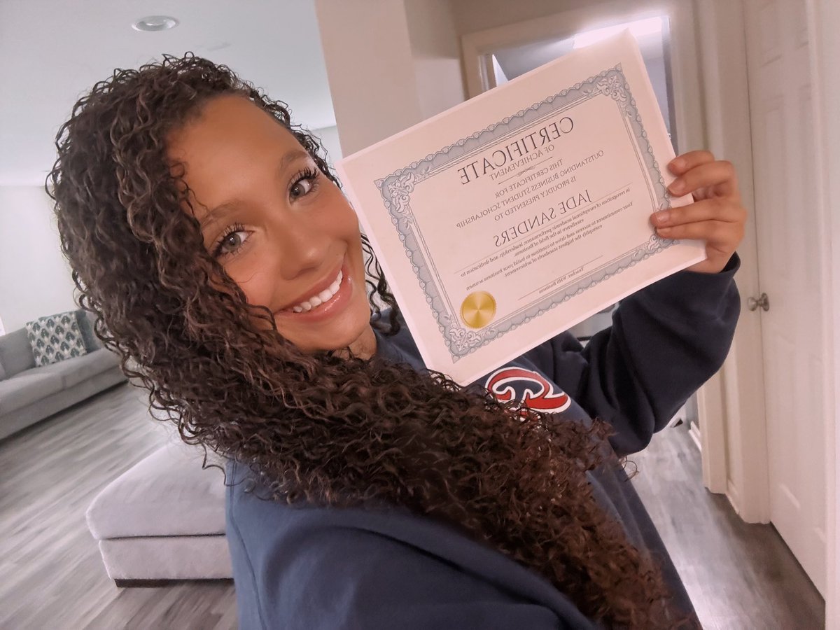 I’m so extremely thankful and beyond blessed to have received the Outstanding Business Student Scholarship at my high school. Being surrounded by so many supportive family members, friends, and incredible teachers who have guided me every step of the way has meant the world to