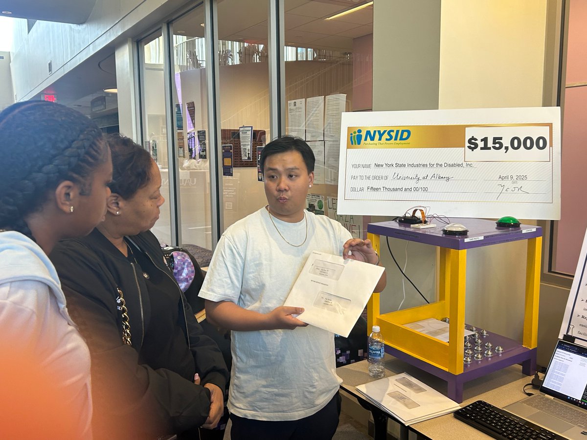 Public Engagement (@ualbanyope) on Twitter photo Special thanks to Sen <a href="/jamaaltbailey/">Jamaal T. Bailey</a> '04 & Assemblymember Larinda Hooks for visiting Showcase yesterday. Over 2000 @UAlbany students presented their research, academic, experiential and creative work to the campus community and visitors from around the region. <a href="/UAlbanyGovRel/">UAlbany Gov Relations</a> Special thanks to Sen <a href="/jamaaltbailey/">Jamaal T. Bailey</a> '04 & Assemblymember Larinda Hooks for visiting Showcase yesterday. Over 2000 @UAlbany students presented their research, academic, experiential and creative work to the campus community and visitors from around the region. <a href="/UAlbanyGovRel/">UAlbany Gov Relations</a>