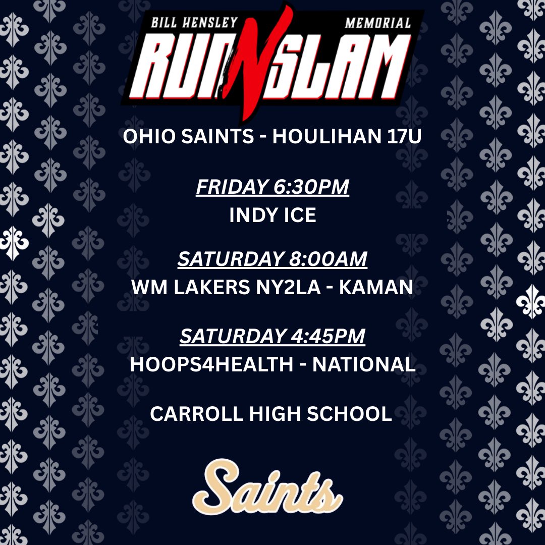 Traveling to Fort Wayne this weekend! Come check us out in the Bill Hensley Memorial Run N’ Slam.