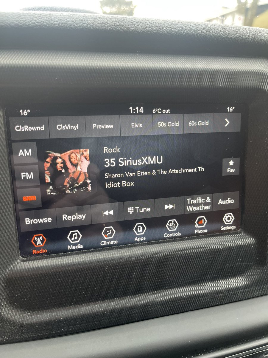 Fighting the algorithm listening to <a href="/sharonvanetten/">Sharon Van Etten</a> and the Attachment Theory on <a href="/siriusxmu/">SiriusXMU</a> with <a href="/jennylsq/">Jenny Eliscu</a> Loving this song “Idiot Box” sounds a little like <a href="/springsteen/">Bruce Springsteen</a> to my ears. #indierock