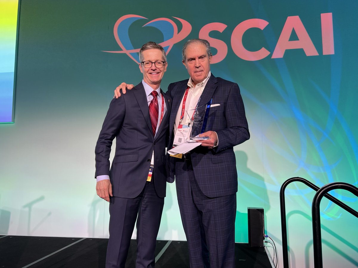 MyJSCAI (@myjscai) on Twitter photo 🏆 Huge congrats to #JSCAI Deputy Editor <a href="/djkereiakes/">Dean Kereiakes, M.D.</a> on receiving the Helping Hearts Lifetime Service Award at #SCAI2025! This honor celebrates those who exemplify ethical leadership, excellence in patient care, & lifelong dedication👏🎉
A very well-deserved honor💙 🏆 Huge congrats to #JSCAI Deputy Editor <a href="/djkereiakes/">Dean Kereiakes, M.D.</a> on receiving the Helping Hearts Lifetime Service Award at #SCAI2025! This honor celebrates those who exemplify ethical leadership, excellence in patient care, & lifelong dedication👏🎉
A very well-deserved honor💙