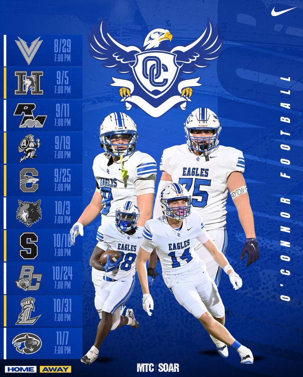 Official 2025 Schedule
#MTC #SOAR #SKOEAGS