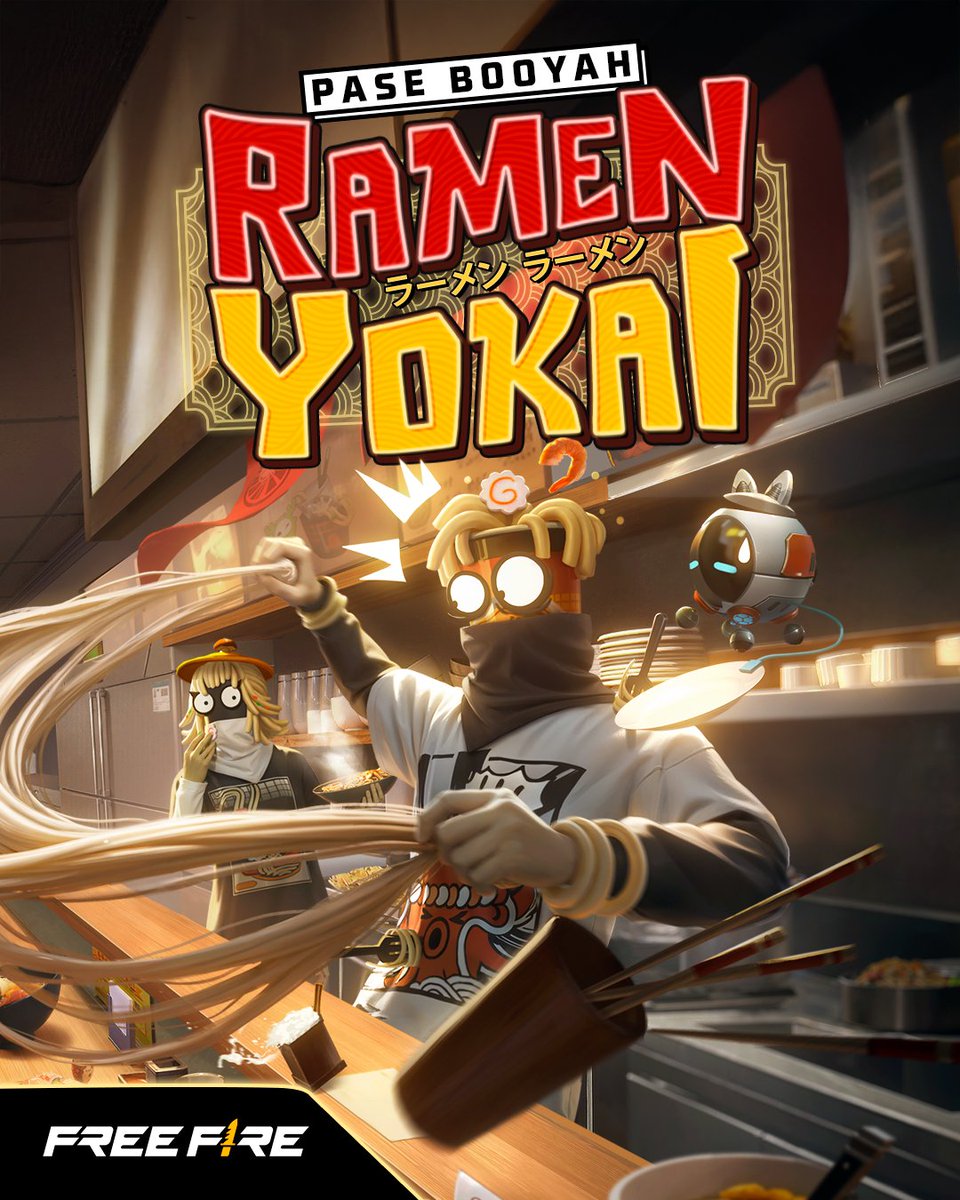 🍜  ¡El sabor de la batalla está servido!

🔥 Llena tu tazón de ramen con la colección completa de objetos del nuevo Pase Booyah con sabor a VICTORIA.

❓ ¿Qué parte del menú equiparás primero?