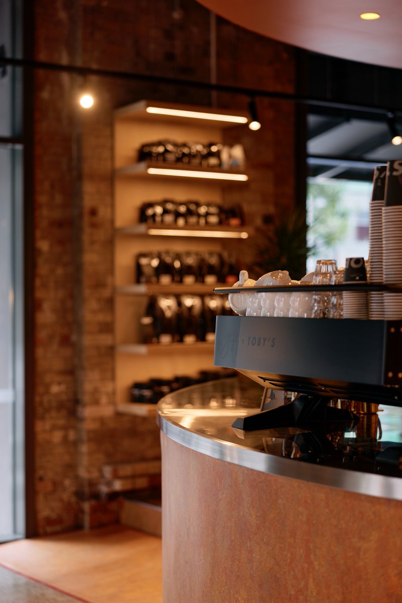 slayerespresso's tweet photo. Bar design excellence at Toby's Estate in Brisbane.
The inviting round coffee bar was designed by award winning Melbourne-based architects Russell & George.
📸 @markusravik
#SlayerEspresso #MakeCoffeeBetter #SlayerInTheWild https://t.co/W0FmFSkFLy