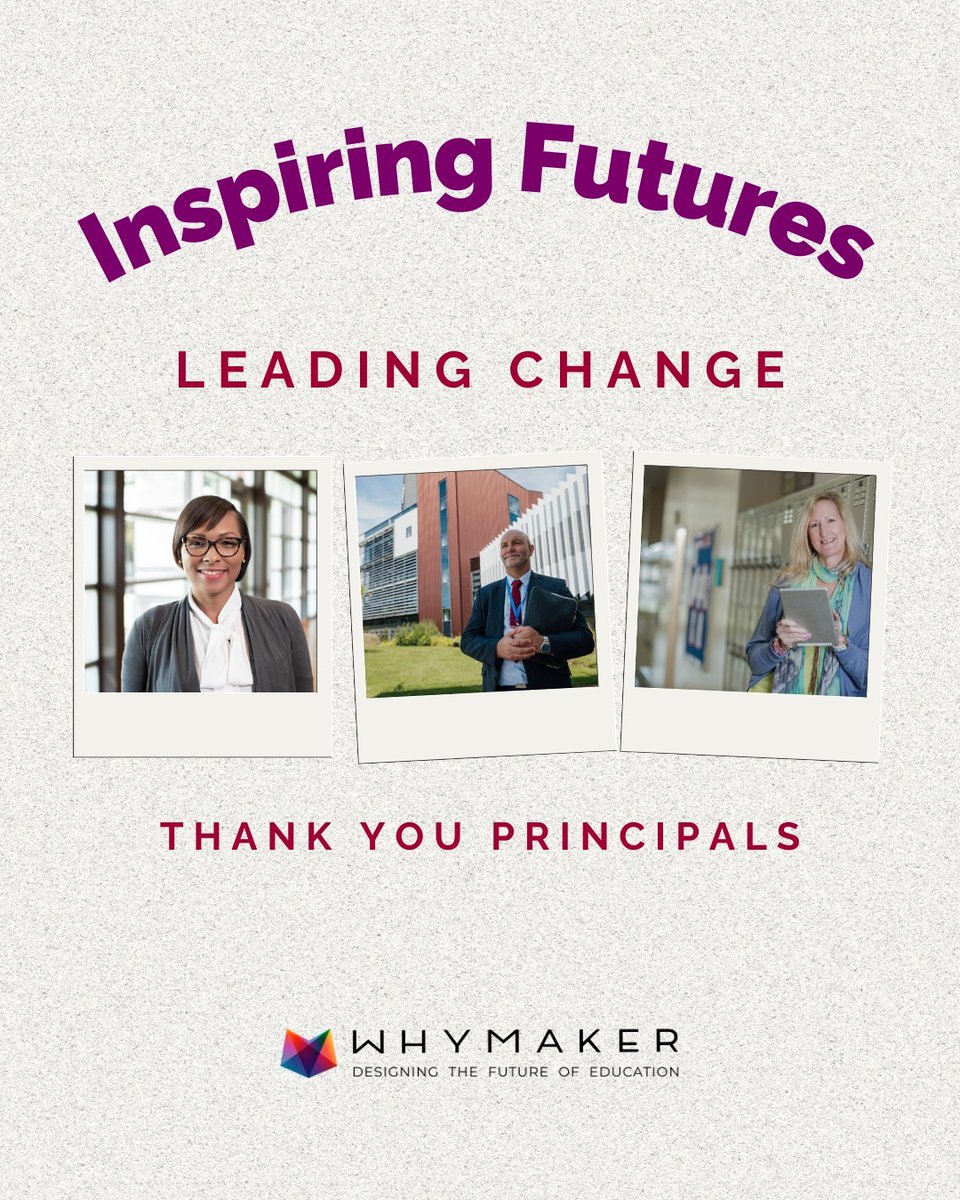 🎓 Happy #NationalSchoolPrincipalsDay!

At WhyMaker, we’re thankful for principals who lead with heart, inspire growth, and build thriving school communities.

Your impact shapes futures—thank you! 🌟📚

#NationalSchoolPrincipalsDay #EducationLeadership #ThankAPrincipal