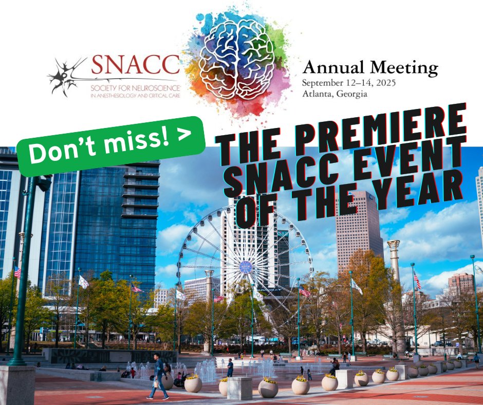 Ready for three days of cutting‑edge science + Southern hospitality? Secure your seat (&amp; the best rates) for Atlanta today. 🏙️ ➡️ ow.ly/NClW50VKv5b
#Atlanta2025 #CME #SNACCAM2025