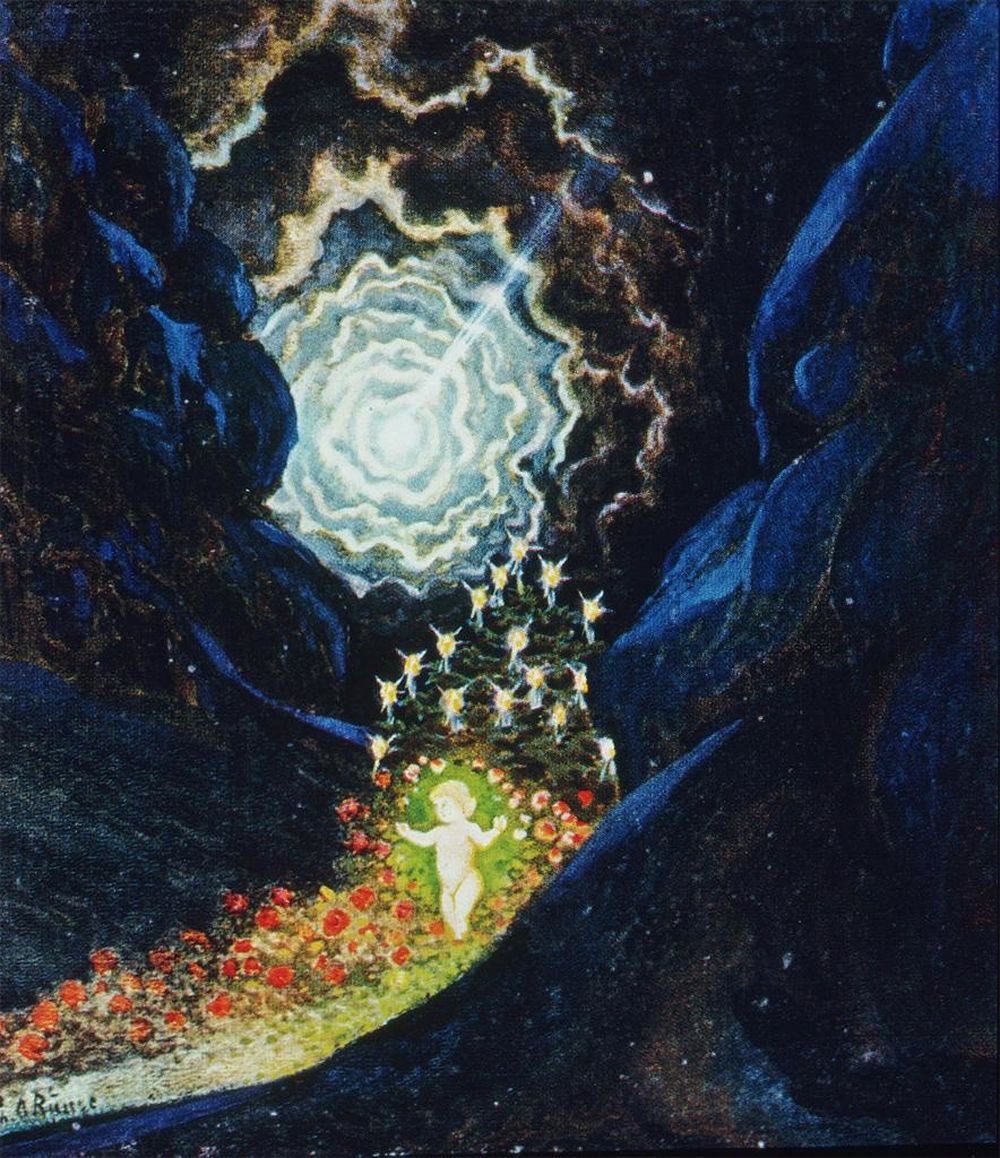 Birth of the Human Soul by Philipp Otto Runge, 1805