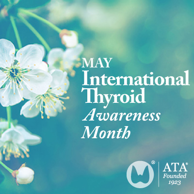 May is International Thyroid Awareness Month. 

What is the Thyroid Gland? It's a butterfly-shaped endocrine gland that is normally located in the lower front of the neck. 

Learn more: ow.ly/Sonf50VLrYi 

#InternationalThyroidAwarenessMonth #ThyroidEducation