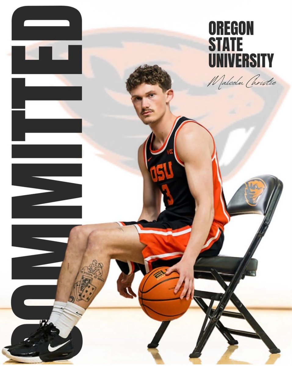 NEWS: 6’5 sharp shooter Malcolm Christie has announced he will be transferring to <a href="/BeaverMBB/">Oregon State Hoops</a> per his Instagram page.