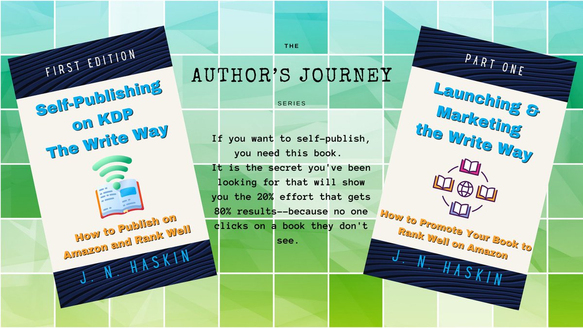 Haskinauthor's tweet photo. If you're just getting started or you've published without the success you want, learn what to do at each step, from formatting the ebook and paperback to uploading and publishing or launching a preorder.
https://t.co/B5rr5BYcQ8
#amwriting #bookmarketing #bookpromo #selfpublished https://t.co/97ESIRuUpv