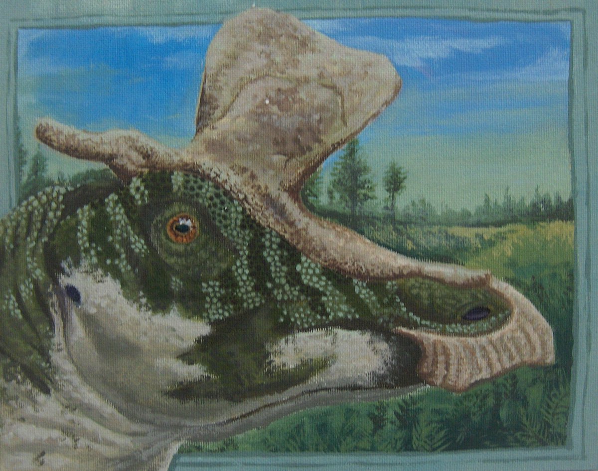 Second Entry for my Series of Hadrosaurs:
2.Lambeosaurus lambei
Lambeo and green is a good combination don't you think?