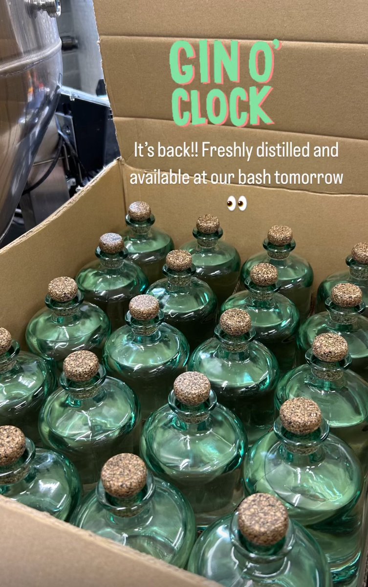 StuBrewNCL's tweet image. Our London Dry Gin is ready for tomorrow’s bash!
Starting at 5pm 🍻