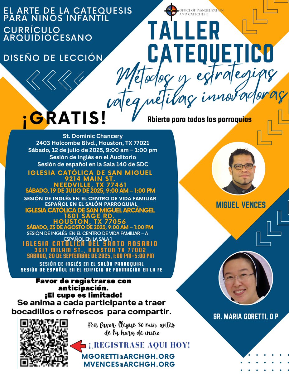 OEC_Archgh's tweet photo. Workshop: the Art of Childhood Catechesis, Archdiocesan Curriculum, and Lesson Design --- to support Catechists in their Catechetical ministry with practical, simple ways of passing on the Faith while using the Archdiocesan Curriculum and Lesson Design. https://t.co/OjINbWJQXY