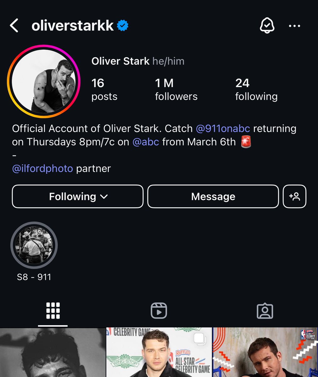 Oliver hit 1M Followers. 🎉