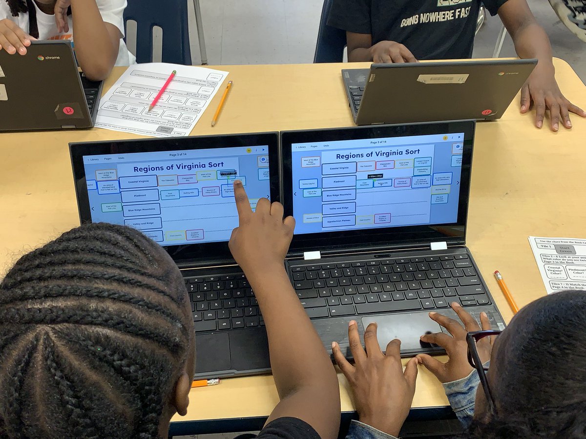 JStetinaTRT's tweet image. VA Geography review today with 4th grade and @BookCreatorApp @Sphero Indi. These students are SOL ready! @jennthomas75 @KarlaJakubowski @hmeducate @PortsVASchools #PPStrt