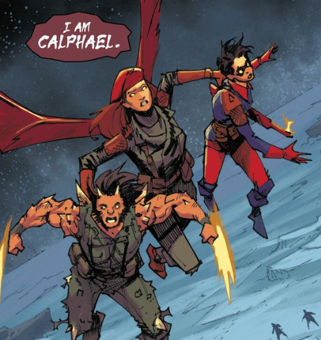 Peggy Carter junto com Bucky Barnes na 5 e última edição de Hellhunters