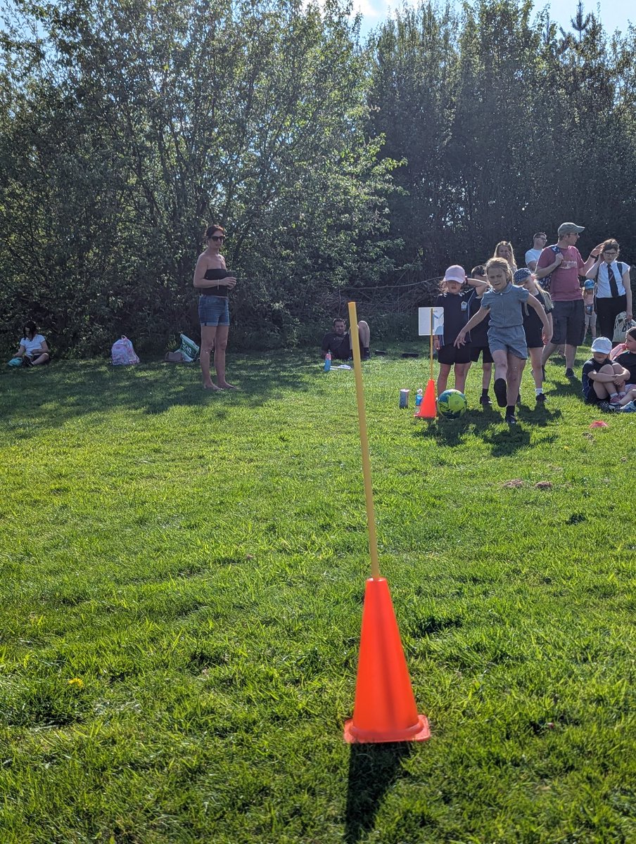 Awesome action from a very hot Y1/2 Football Multi-Skills Competition.