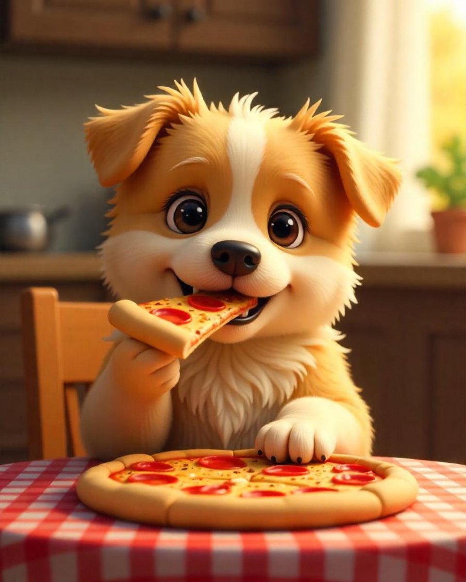 MagicShot_ai's tweet image. When cuteness meets cravings 🍕🐶✨
This adorable pup knows good taste — created with MagicShot.ai 🎨
Turn your imagination into stunning AI visuals! 

#MagicShotAI #AIDogArt #PizzaLover #AIGenerated #CuteAndCreative