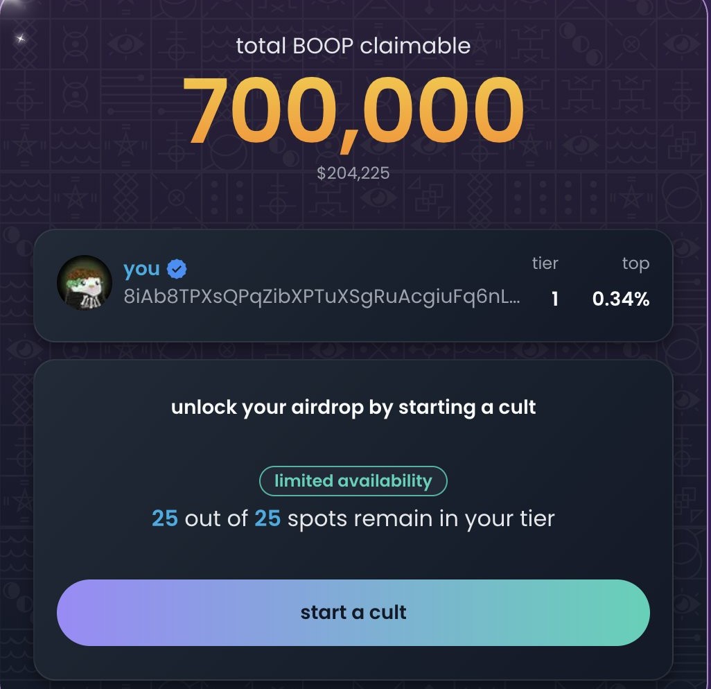 brief_block's tweet image. $BOOP Released with Airdrop for KOLs and Degens!

Get your rewards here: boopdot.fun

It's mew launchpad like a pumpdot fun, but with new features for users. 1,000,000 in BOOP rewards goes to token creators and holders every day!

Earn an airdrop on every graduation +…