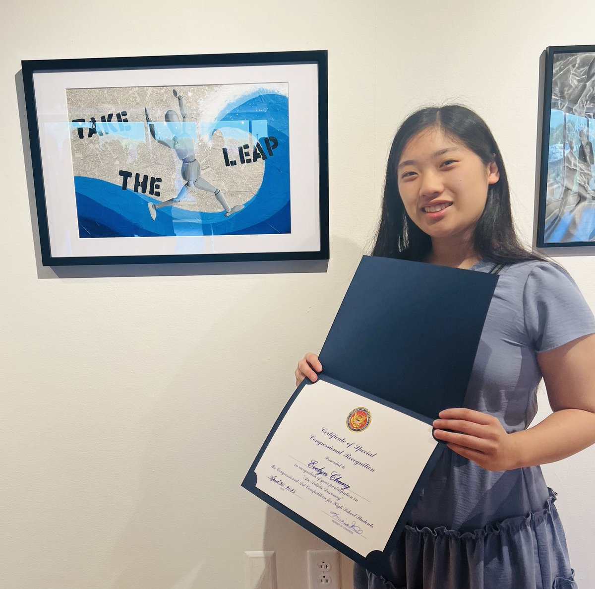 CONGRATS to PHS artists, Daniel and Evelyn, whose artwork was selected for the prestigious Congressional Art Competition, national contest that showcases high school artists from across the United States! Shout out to their awesome, inspiring teacher, Ms. Kelly! <a href="/PHS_GoodDay/">PHS Principal</a>