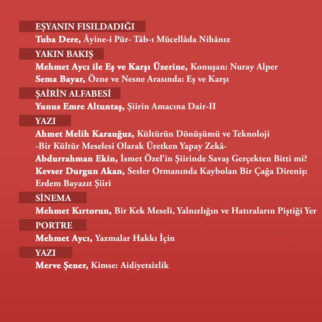 HECE 341 | Mayıs 2025

İÇİNDEKİLER