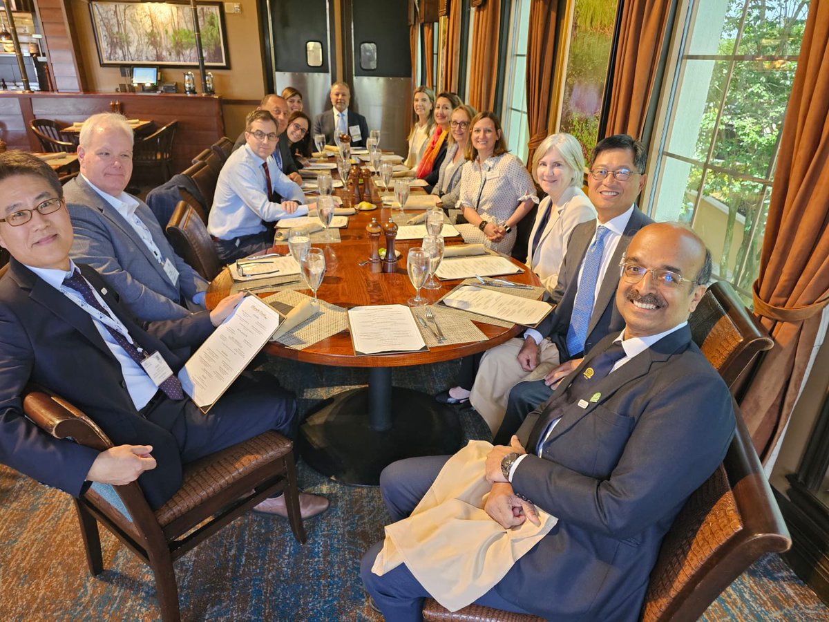 KartikBSonawane's tweet photo. "Global Leaders, One Table"

An unforgettable luncheon in Orlando with the Presidents of #ASA, #ASRA, #ESRA, #LASRA, #AFSRA & #AOSRAPM — celebrating collaboration, innovation, and the future of regional anesthesia!

#ASRA2025 #LeadershipInPain #AnesthesiaUnites #GlobalAnesthesia