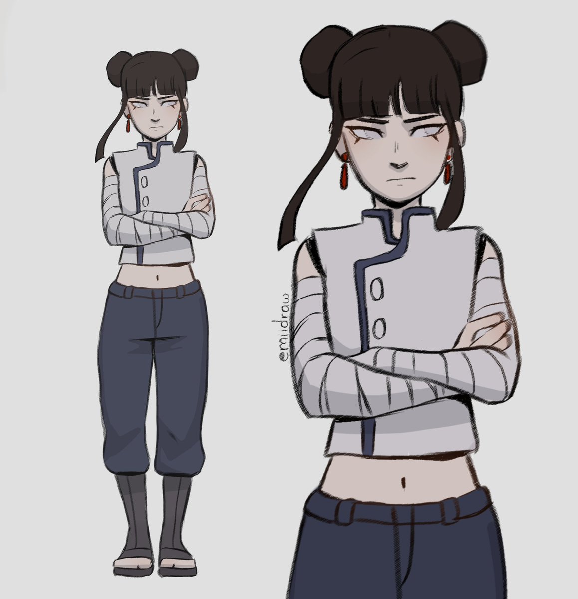 emiidraw's tweet image. Roupas casuais :)
#NejiTen #Naruto #Hyuuga #Fanart