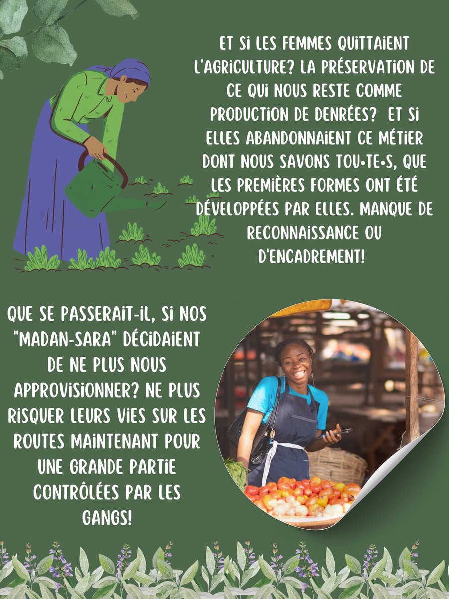 Et si les femmes étaient arrachées à la politique ? 
Inutile d’imaginer, c'est déjà le cas.  
Et les résultats sont sous nos yeux.

Bonne fête de l’Agriculture à tou•te•s 
Puissent les femmes y retrouver pleinement  leur place.✊🏾✊🏾✊🏾

#fòkyola #noula