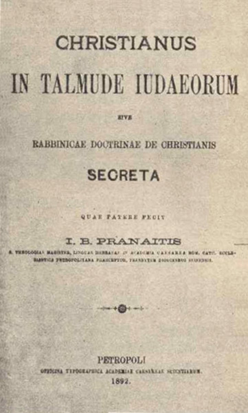 IRFMx's tweet image. ✡️ « Le Talmud démasqué – Les Chrétiens dans le Talmud des Juifs, ou les doctrines rabbiniques secrètes sur les chrétiens » (1892)
✑ Rev. Justinas Bonaventure Pranaitis, de l’Académie Impériale Écclésiastique de St-Pétersbourg.
📚yumpu.com/fr/document/re…
⚜t.me/IRFMx/137