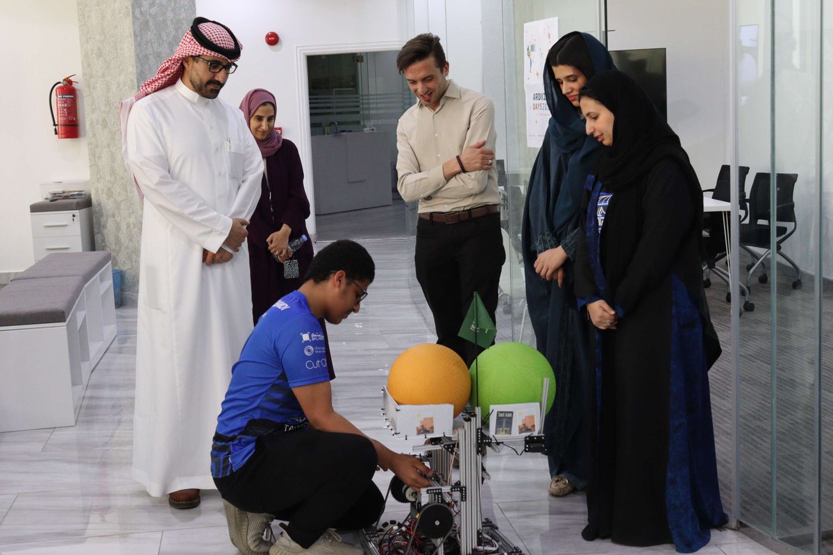 ✨ Excitement filled our STEAM Discovery Center as <a href="/Boeing/">The Boeing Company</a>'s leadership and Women in Energy visited! Students showcased impressive @FIRST Global Challenge &amp; STEM Racing projects, highlighting the power of #STEAMEducation. Thank you <a href="/Boeing/">The Boeing Company</a> for empowering Saudi youth! #Innovation