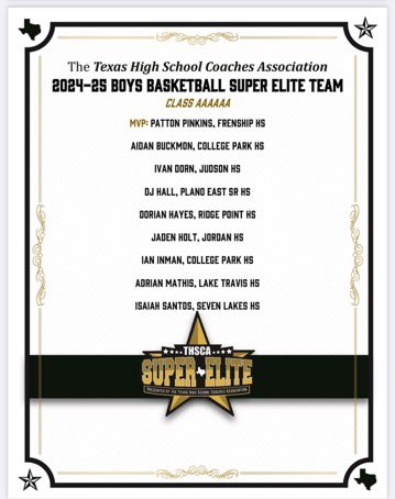 Ridge Point Basketball (@rpboysbball) on Twitter photo Congratulations <a href="/dorianhayes_/">dorian hayes</a>. Huge honor to be a part of this list. For the state to recognize how special you are is truly amazing. Congratulations <a href="/dorianhayes_/">dorian hayes</a>. Huge honor to be a part of this list. For the state to recognize how special you are is truly amazing.