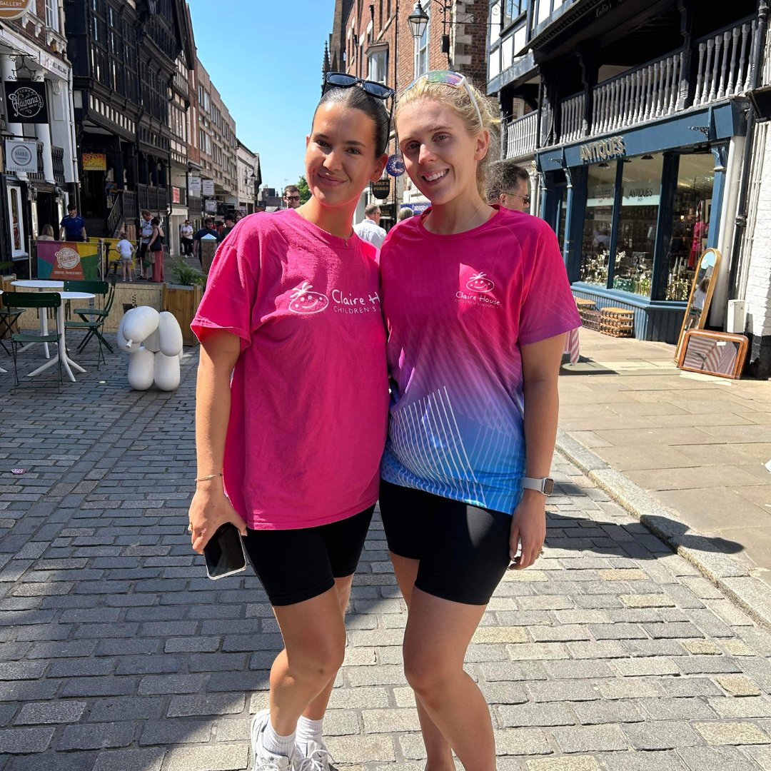 There is still time to sign up for the 2025 Essar Chester Half Marathon as a Claire House Hospice Runner.

The deadline to sign up is 4th May!

By signing up you will be helping our chosen charity, Claire House Children’s Hospice, to support more than 400 families across