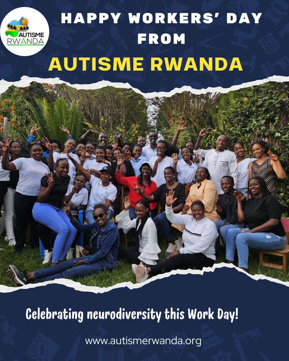 This international Labor Day , let's celebrate the unique talents and contributions of autistic individuals in Rwanda and beyond!  

At Autisme Rwanda, we're committed to fostering inclusion and empowering our community.

#LaborDay2025