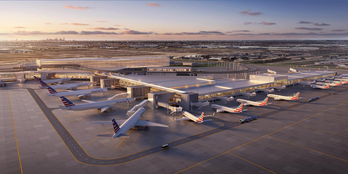 AmericanAir's tweet image. With @DFWAirport, we are excited to reveal plans for a state-of-the-art Terminal F that’s designed to be bigger and deliver a modern customer experience.
Learn more here: bit.ly/3ERi1xX