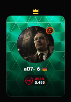 bin vllt ein Bot, aber tzdm Top 1000