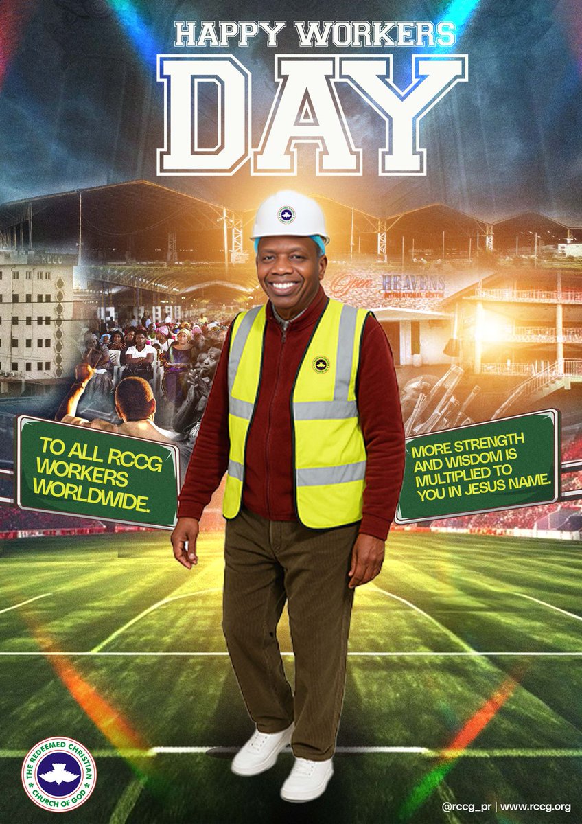 Rccgpraiseteam1's tweet image. Happy Workers' Day 

Romans 12: 11 NKJV
[11] not lagging in diligence, fervent in spirit, serving the Lord;

#WorkersDay 
#rccgworkers 
#HappyWorkersDay