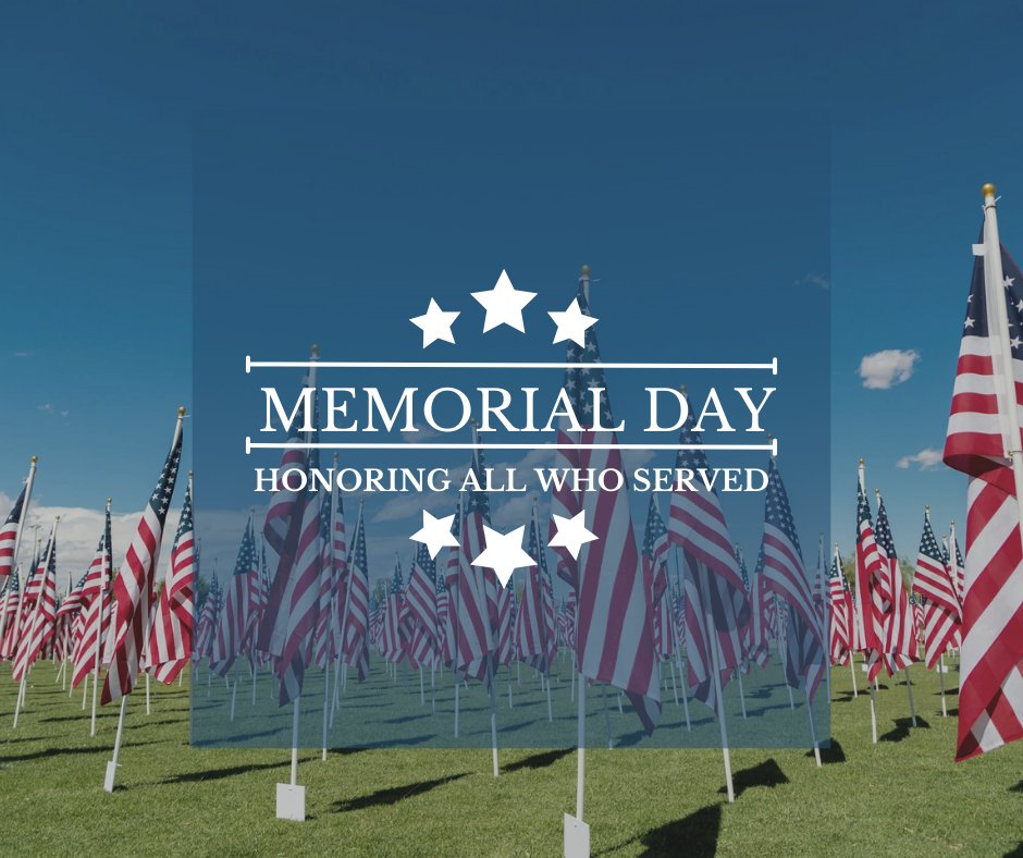 On this Memorial Day, we honor the brave men and women who gave their lives in service to our country.
Their sacrifice is the reason we live in freedom.
Their courage is never forgotten.
Let us take a moment today to reflect, remember, and give thanks.❤️🤍💙
#MemorialDay