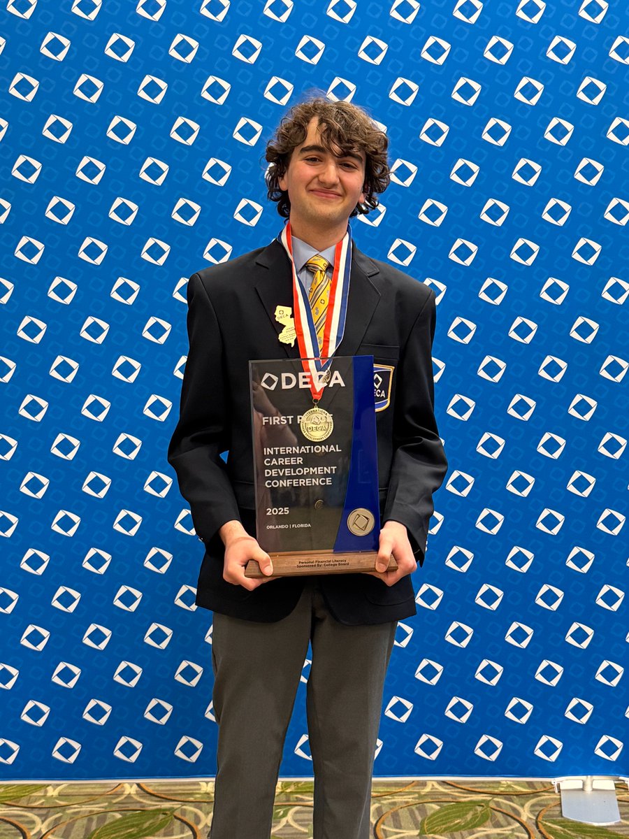 Congratulations to Mrs. Petrella-advisor and NVD students who qualified for the 2025 DECA International Career Development Conference!  Special congrats to Jonah Wagner - 1st place overall in the Personal Financial Literacy event! 
#nvdpride, #nvpride, #nvcpride