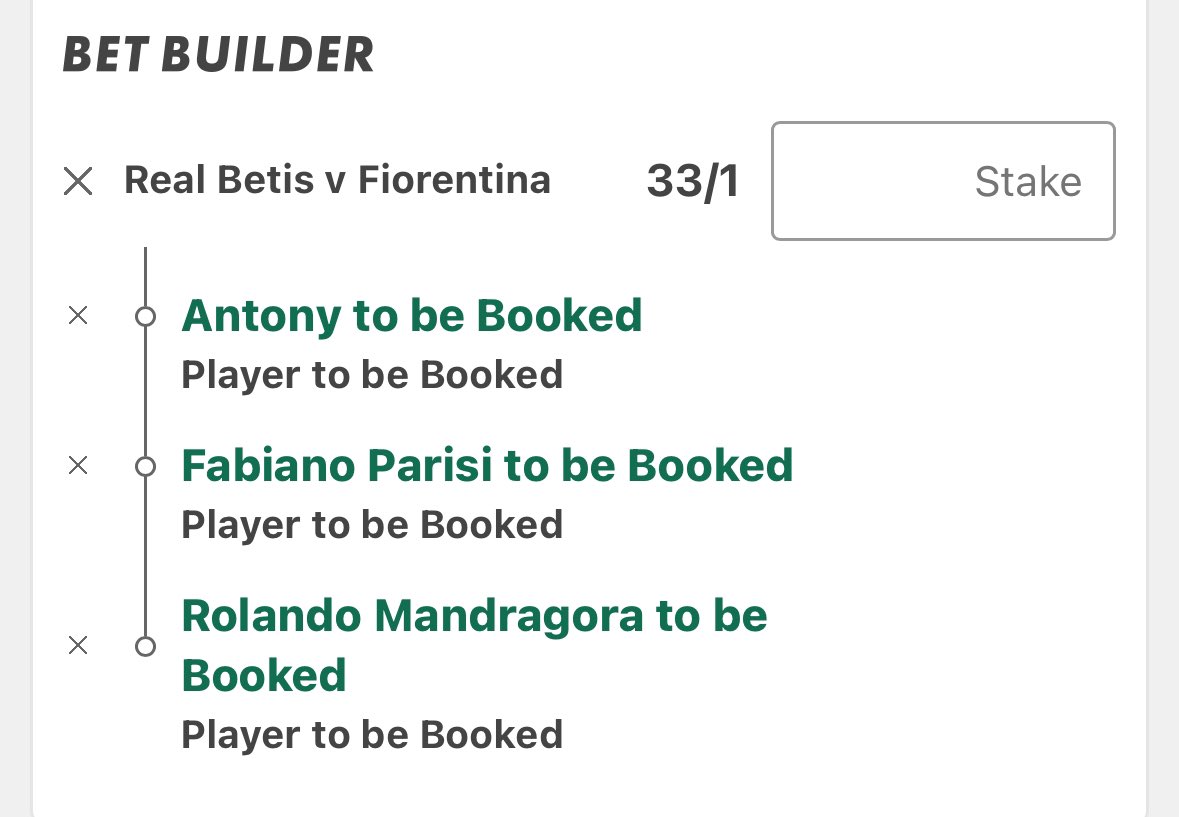 bettingvillage's tweet photo. Betis v Fiorentina

18+ gambleaware https://t.co/gWrxzwgG3a