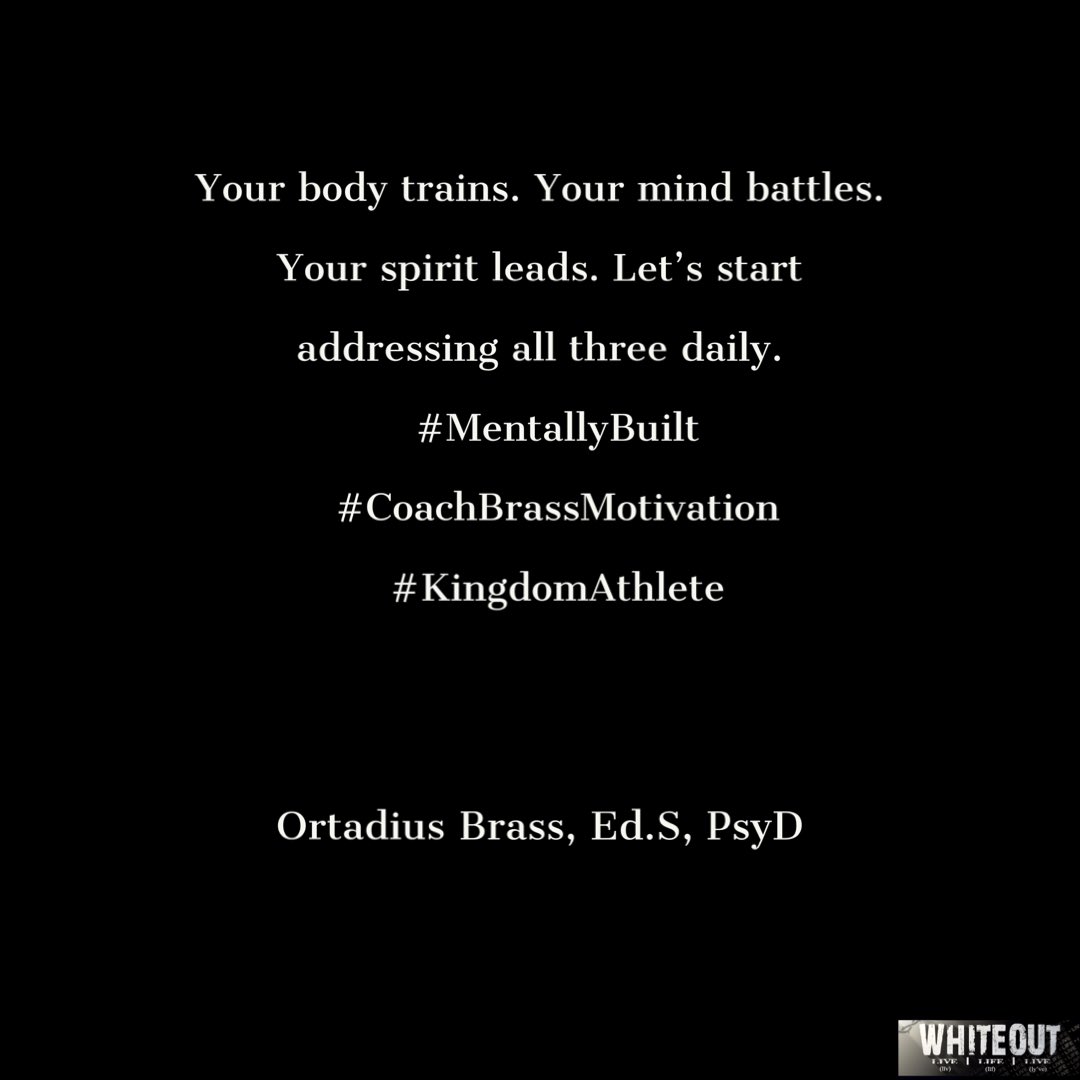 Champion Fuel
#MentallyBuilt
#CoachBrassMotivation
#KingdomAthlete