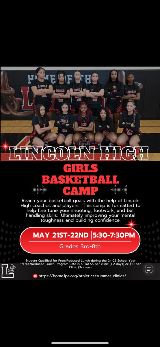 CAMP SZN! Don’t miss out on this opportunity to fine tune your game and hang out with the Links! ✍🏾

Register TODAY! 🏀