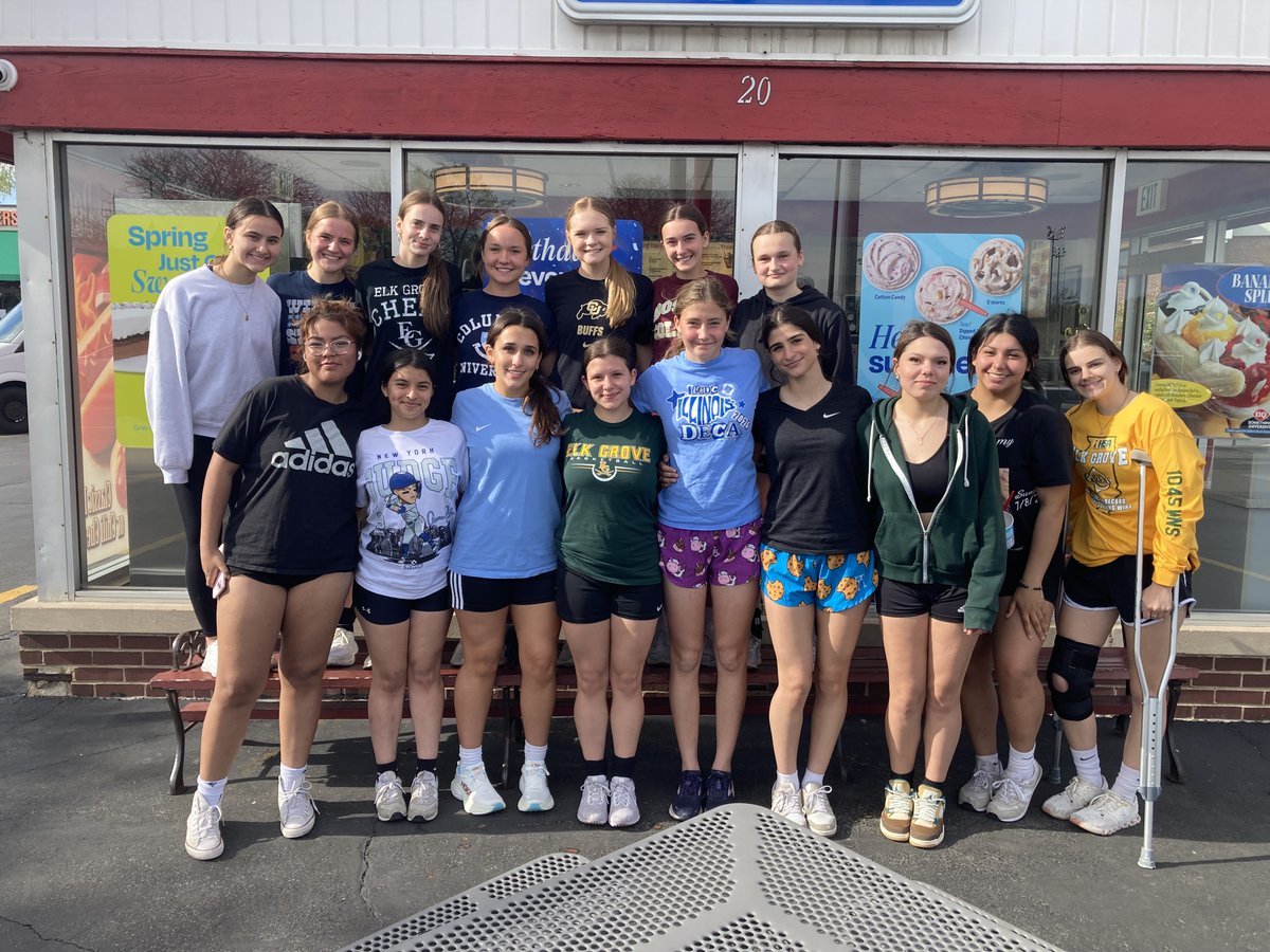 We had our annual DQ run on Tuesday!