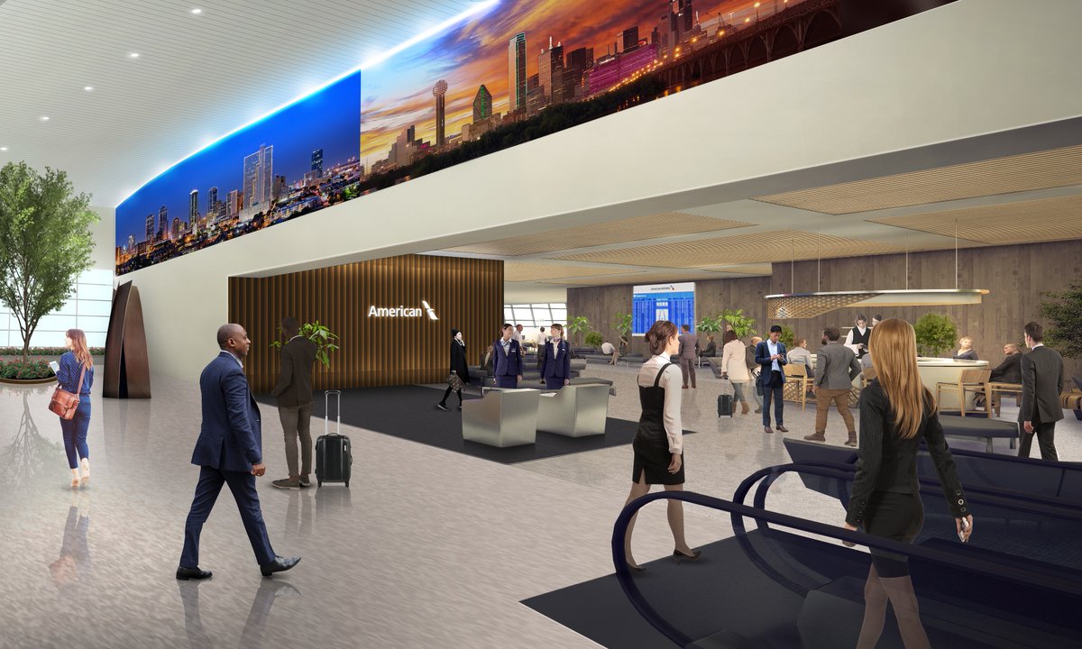 AmericanAir's tweet image. With @DFWAirport, we are excited to reveal plans for a state-of-the-art Terminal F that’s designed to be bigger and deliver a modern customer experience.
Learn more here: bit.ly/3ERi1xX