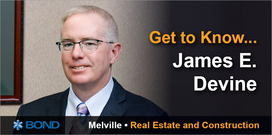 Get to know Bond attorney James Devine. Learn more about Jim, an attorney in the firm's real estate and construction practice group, here: bit.ly/4cSGcZm.
