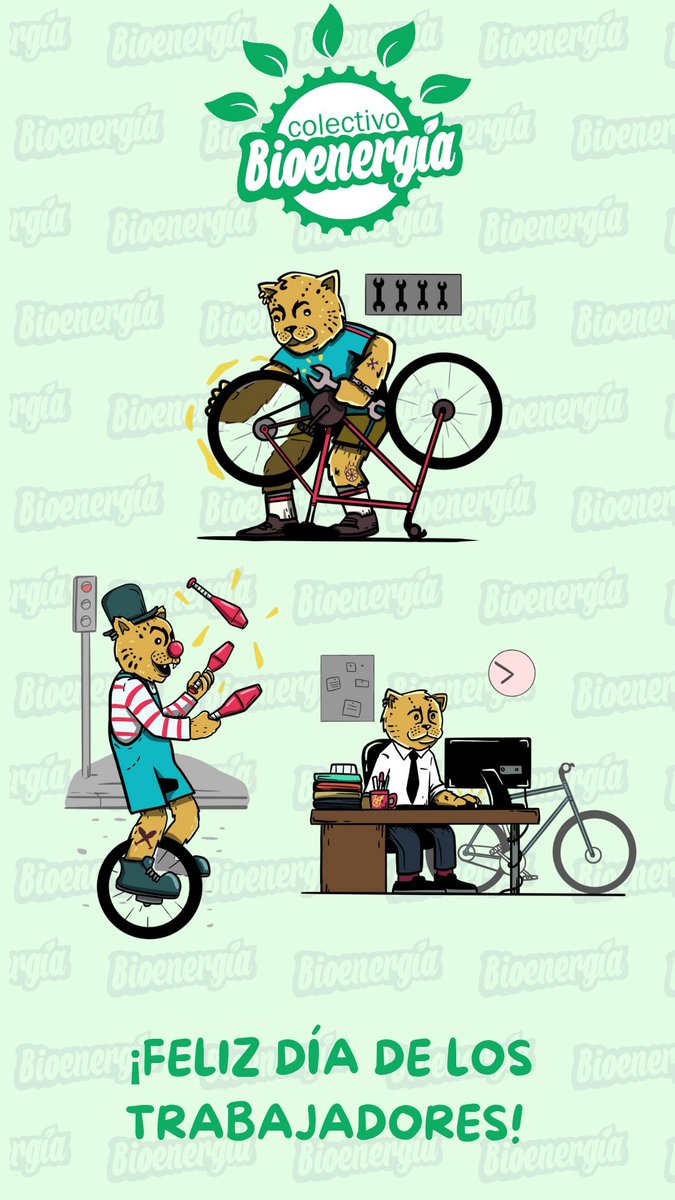 Feliz día de los trabajadores a toda esta comunidad 👋🏽
🚲 Súbete a la bici 🚲