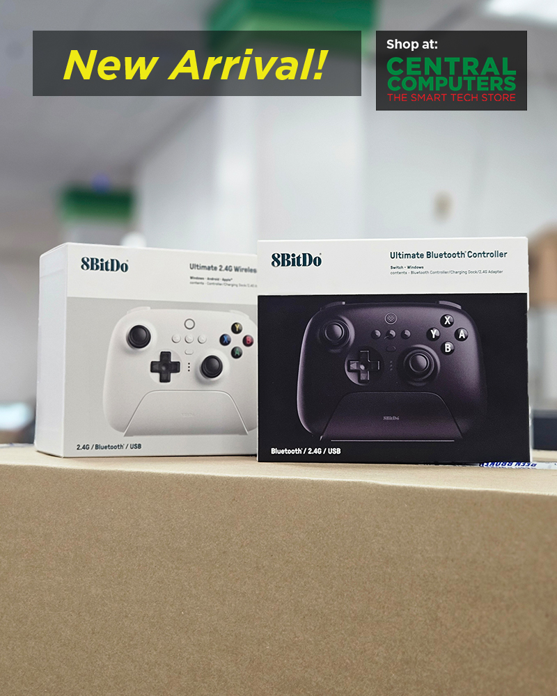 centralcomputer's tweet image. Need a controller to play games on your SteamDeck, Switch, or your phone? We got the @8BitDo!
- Ultimate 2.4G Controller
- Ultimate Bluetooth Controller

Features
- Hall Effect Joysticks
- Pro-level back buttons
- Lots of customizable settings

Game your way!

#gamecontroller…