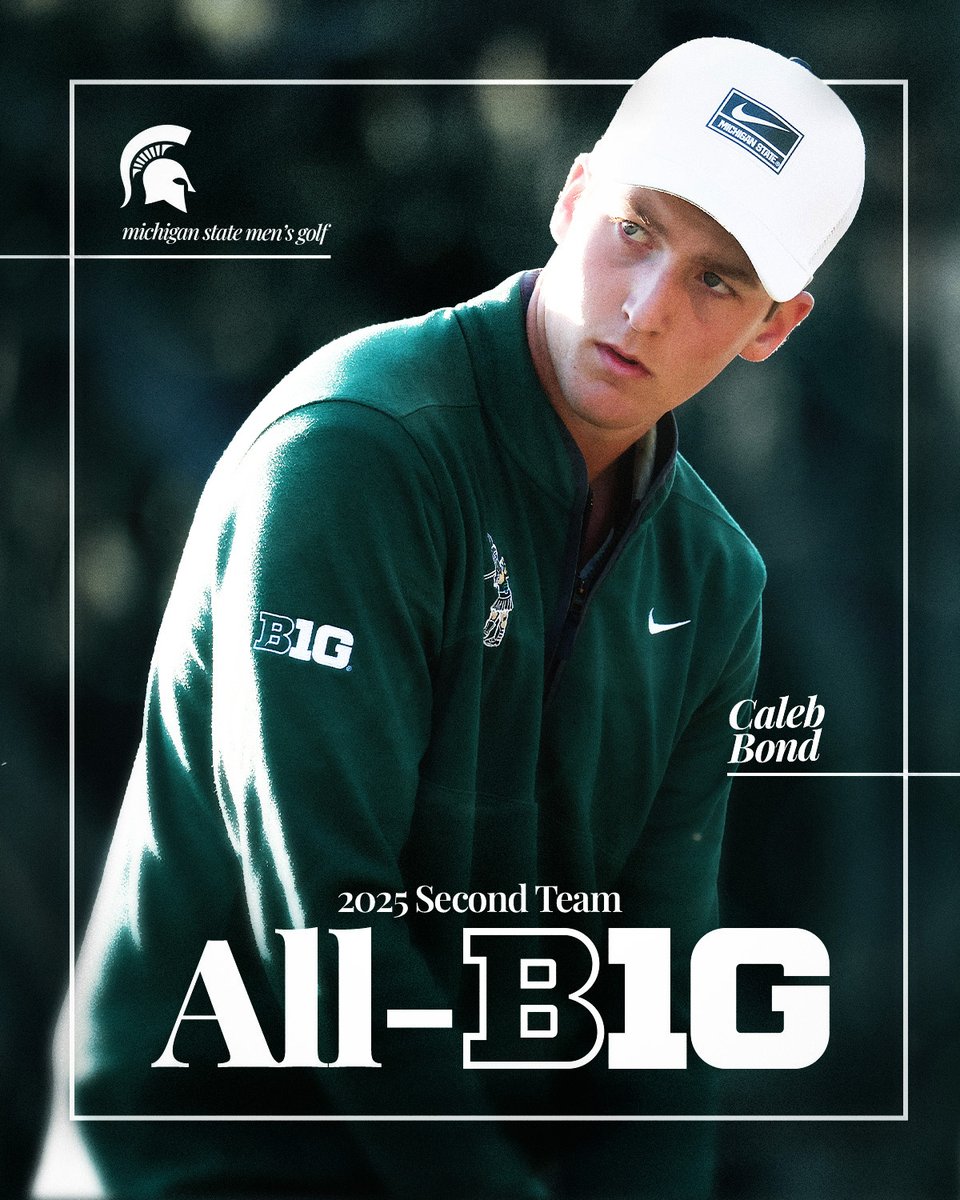 Well done, Caleb Bond.

All-Big Ten Second Team.

#GoGreen